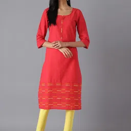 AURELIA Women Red Kurta-picture-58