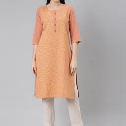 Marcia Floral Printed Pure Cotton Kurta-picture-47