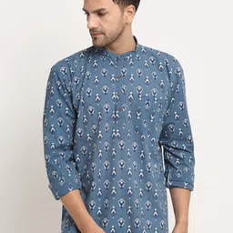 KRAFT INDIA Men Ethnic Motifs Printed Kurta-picture-32