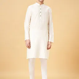 indus route by Pantaloons Floral Embroidered Thread Work Mirror Work Kurta-picture-58