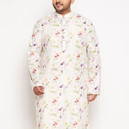 VASTRAMAY Men Quirky Striped Thread Work Kurta-picture-58