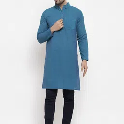 Sayesha Mandarin Collar Pure Cotton Straight Kurta-picture-44