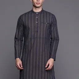 Indo Era Ethnic Motifs Printed Cotton Kurta-picture-14