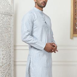 Jompers Men Thread Work Kurta-picture-2