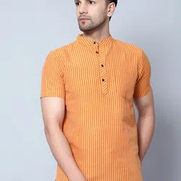 Latest Chikan Garments Striped Straight Kurta-picture-36