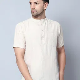 Latest Chikan Garments Mandarin Collar Short Sleeve Straight Kurta-picture-25