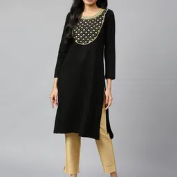 AURELIA Women Yoke Design Kurta-image-57