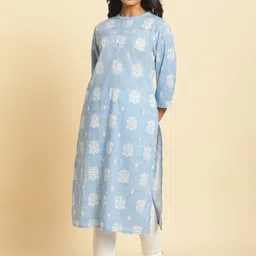 W Ethnic Motifs Printed Kurta-picture-31
