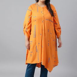 W Plus Size Geometric Printed Kurta-picture-5