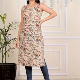 SANTOLIYA Women Floral Printed Sequinned Kurta-picture-52