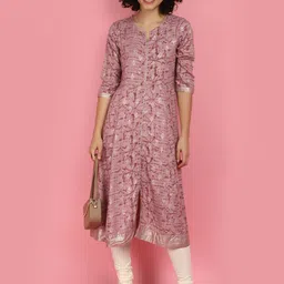 V-Mart Ethnic Motifs Printed Kurta-24