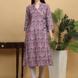 KALINI Women Floral Printed Gotta Patti Kurta-image-38