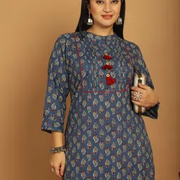 Rajnandini Printed Pure Cotton Straight Kurta-35