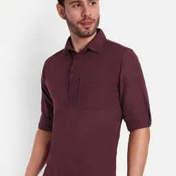 Springberry Men Thread Work Handloom Kurta image 3
