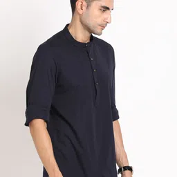 Turtle Men Thread Work Kurta image 2