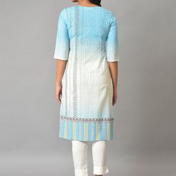 AURELIA Ethnic Motifs Printed Block Print Kurta image 4