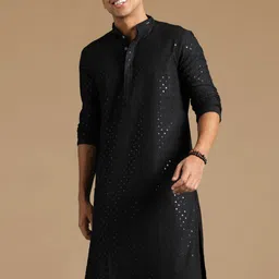 Sanwara Men Flared Sleeves Summer Sheers Kurta image 3
