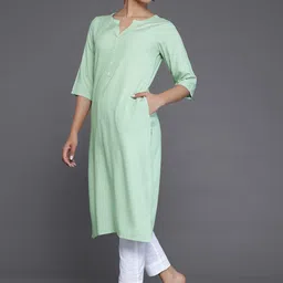 Libas Woven Design Straight Kurta-23