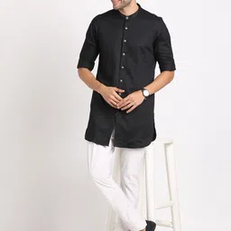 Turtle Men Thread Work Kurta image 2