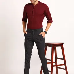 Turtle Men Thread Work Kurta image 3