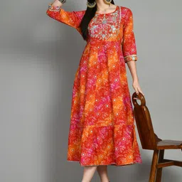 DOISA Embroidered Anarkali Kurta image 1
