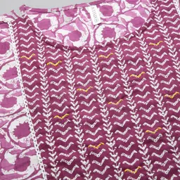 Stylum Geometric Printed Screen Print Kurta image 2