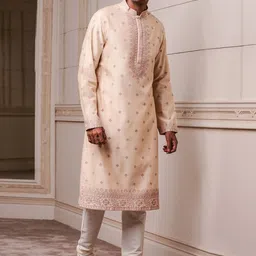 Tasva Men Ethnic Motifs Kurta with Churidar-image-23