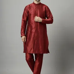 Utsav Fashion Men Regular Kurta with Pyjamas-picture-24