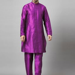 Utsav Fashion Men Regular Kurta with Pyjamas-image-97