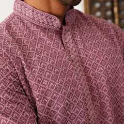 Jompers Embroidered Sequinned Kurta With Pyjama image 5