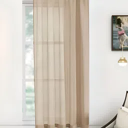 THE CONVERSION Beige Sheer Door Curtain-image-73