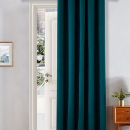 THE CONVERSION Teal Room Darkening Door Curtain-image-21