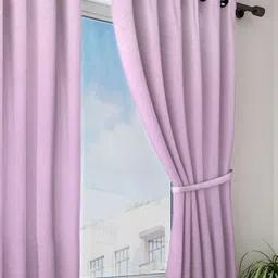 BIANCA Purple Single Black Out Curtain-20