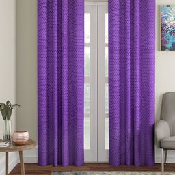 Aura Purple 2Pcs Regular Door Curtain-image-75