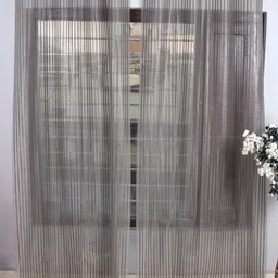 Homefab India Set of 4 Sheer Long Door Curtain-29