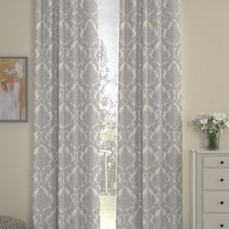 Myntra Elegant Homes Grey & White Set of 2 Ethnic Motifs Door Curtain-32