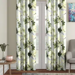Home Sizzler Green Set of 2 Door Curtains-image-66