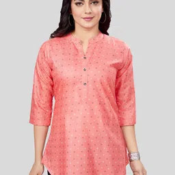 Saree Swarg Geometric Printed Kurti-picture-24