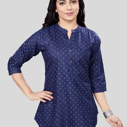 Saree Swarg Geometric Printed Kurti-picture-0