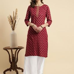 Rangita Women Ethnic Motifs Embroidered Regular Sequinned Kurta with Palazzos-54
