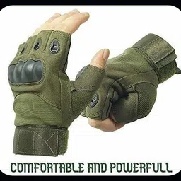 jai shri Actical Fingerless Gloves for Motorbike Motorcycle Cycling Climbing ._ Cycling Gloves-picture-28