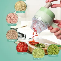 Multi Function Portable Rechargeable Wireless Food Processor Electric Vegetable & Fruit Slicer-image-55