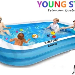 Premium 6.7 FEET (2.01m) LENGTH,5.9 FEETS (1.50m) BREATH AND 51CM HEIGHT. Inflatable Swimming Pool, Inflatable Toy Pump-17
