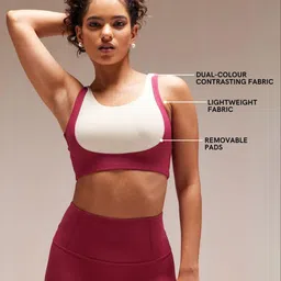 CAVA Colourblocked Full Coverage High Support Super Support Curve It Right Sports Bra image 2