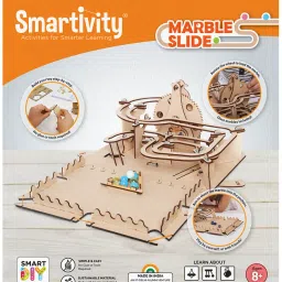 Roller Coaster Marble Slide STEM DIY Fun Toys, Educational Construction based Activity Game for Kids 8 to 14, Gifts for Boys & Girls, Learn Science Engineering Project, Made in India-15