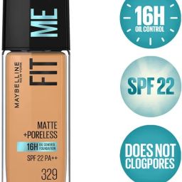 Matte + Poreless Foundation Natural Matte - Shade 329 Foundation-13