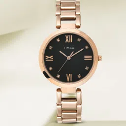Black Dial Analog Watch - For Women TWEL107SMU16-13