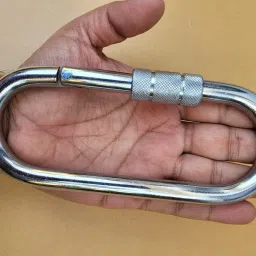 Large Spring Snap Hook Carabiner, Snap Hook Clip Heavy Duty Carabiner Locking Carabiner-image-35