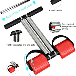 cardiorama Double Spring Tummy Trimmer with Adjustable Hand Gripper Combo for Men & Women Ab Exerciser image 3