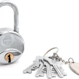 Padlock Round Padlock 50mm 8 Lever With 4 Keys SC-2000-0552/ Mild Steel Material Padlock-image-38